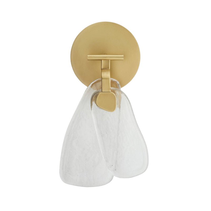 Arteriors GADWC Melt 1-lt 14" Tall LED Wall Sconce - Antique Brass