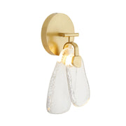 Arteriors GADWC Melt 1-lt 14" Tall LED Wall Sconce - Antique Brass