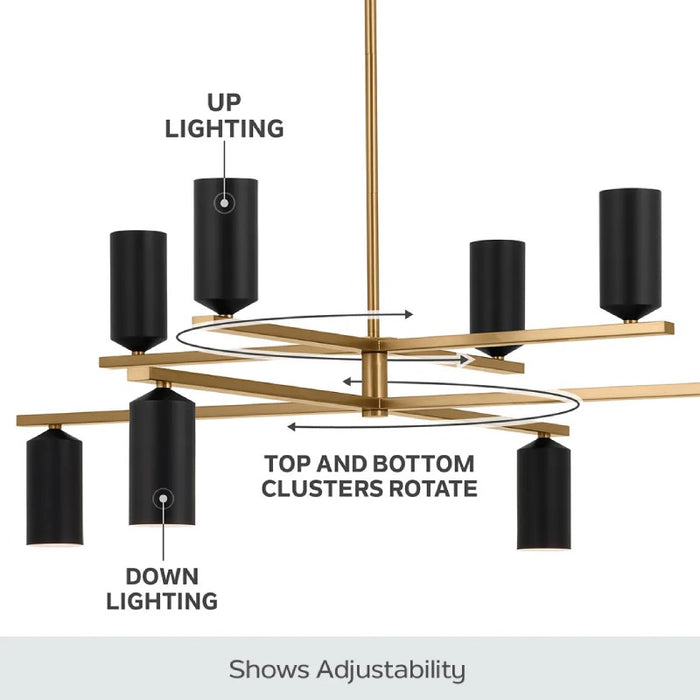 Kichler 52533 Gala 12-lt 56" Chandelier