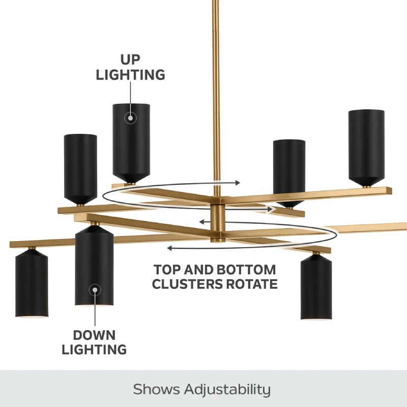 Kichler 52532 Gala 8-lt 36" Chandelier