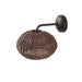 Bover Garota A/01 1-lt 11" LED Outdoor Wall Sconce-Graphite Brown/Brown