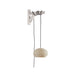 Bover Garota 1-lt 11" Outdoor Plug-In LED Pendant-Natural White/Ivory White