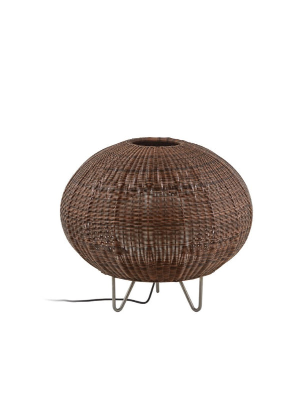 Bover Garota P/01 2-lt 24" Tall LED Outdoor Floor Lamp-Brown