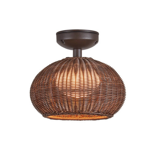 Bover Garota  PF / 01 1-lt 11" Outdoor LED Semi-Flushmount-Brown
