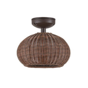 Bover Garota  PF / 01 1-lt 11" Outdoor LED Semi-Flushmount-Brown
