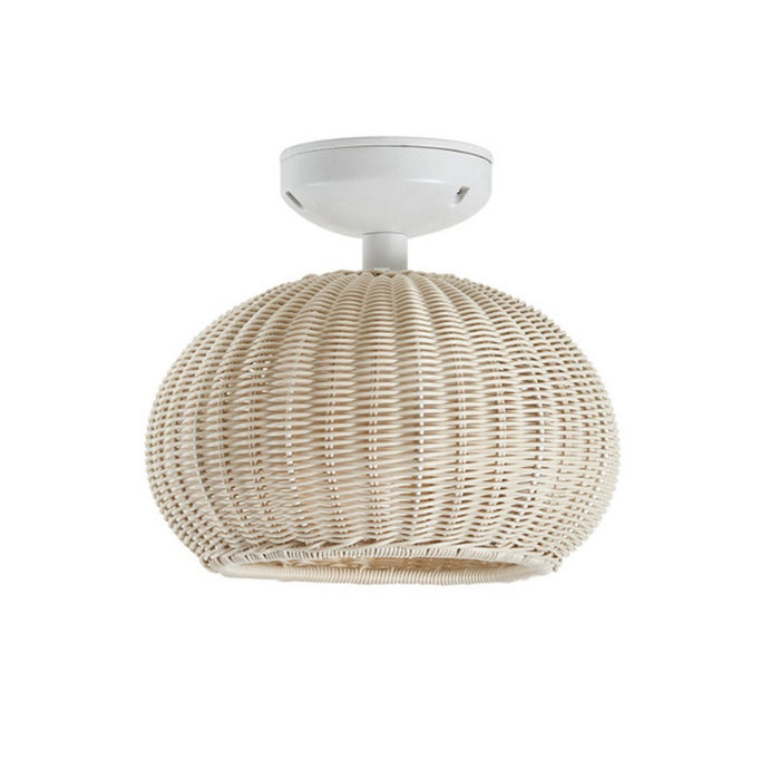 Bover Garota  PF / 01 1-lt 11" Outdoor LED Semi-Flushmount-Ivory White