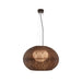 Bover Garota S/02 1-lt 28" LED Outdoor Pendant, TRIAC-Graphite Brown/Rattan Brown