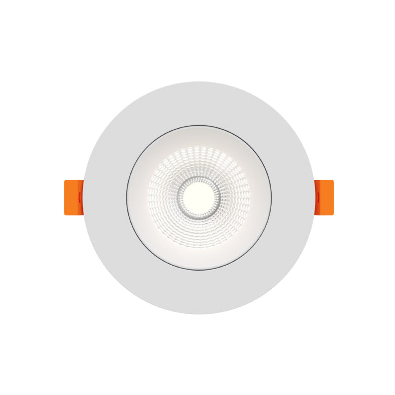 Dals GBR04-CDW Revolve 4" Round Regressed Gimbal Downlight, 5CCT+Dim-to-Warm