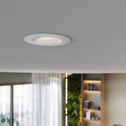 Dals GBR04-CDW Revolve 4" Round Regressed Gimbal Downlight, 5CCT+Dim-to-Warm
