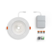 Dals GBR06-CDW Revolve 6" Round Regressed Gimbal Downlight, 5CCT+Dim-to-Warm