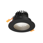Dals GBR35-CDW Revolve 3.5" Round Regressed Gimbal Downlight, 5CCT+Dim-to-Warm - Black