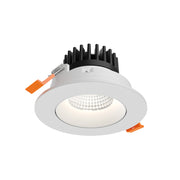 Dals GBR35-CDW Revolve 3.5" Round Regressed Gimbal Downlight, 5CCT+Dim-to-Warm - White