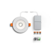 Dals GBR35-CDW Revolve 3.5" Round Regressed Gimbal Downlight, 5CCT+Dim-to-Warm