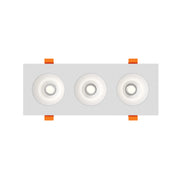 Dals GBR35-CDW-TRIO Revolve 3.5" Trio Regressed Gimbal Downlight, 5CCT+Dim-to-Warm