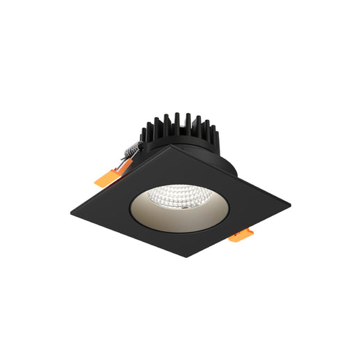 Dals GBR35SQ-CDW Revolve 3.5" Square Regressed Gimbal Downlight, 5CCT+Dim-to-Warm - Black