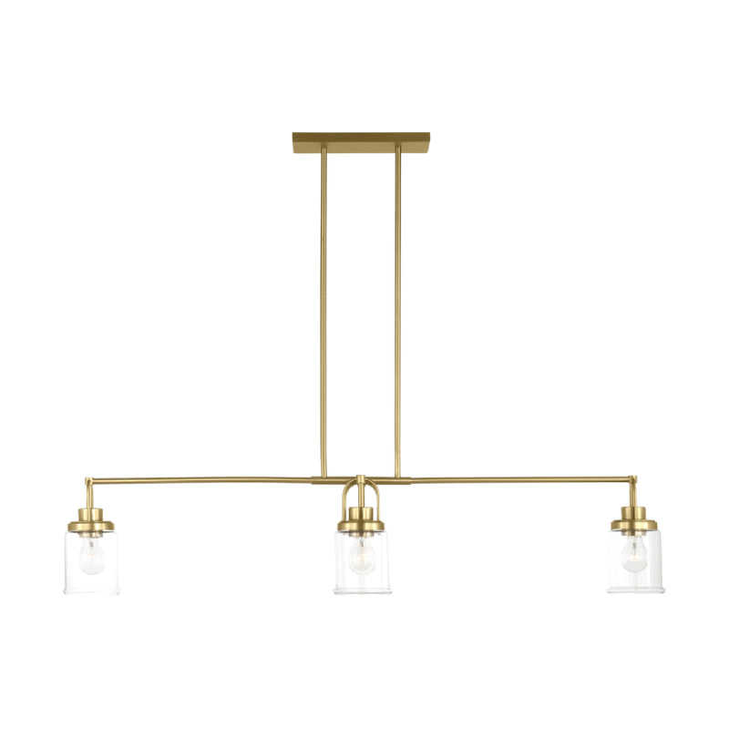 Visual Comfort GLC1184 Anders 4-lt 48" Chandelier - Satin Brass