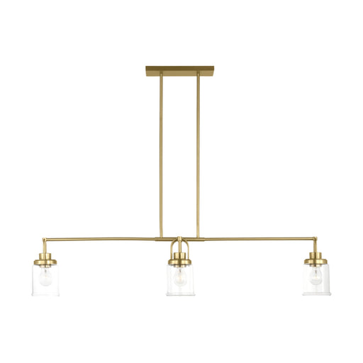 Visual Comfort GLC1184 Anders 4-lt 48" Chandelier - Satin Brass