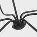 Generation GLC1196 Abells 6-lt 40" Chandelier - Midnight Black