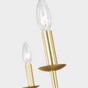 Generation GLC1196 Abells 6-lt 40" Chandelier - Satin Brass