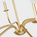 Generation GLC1196 Abells 6-lt 40" Chandelier - Satin Brass