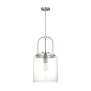 Visual Comfort GLP1051 Anders 1-lt 14" Large Pendant - Brushed Nickel