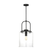 Visual Comfort GLP1051 Anders 1-lt 14" Large Pendant - Midnight Black