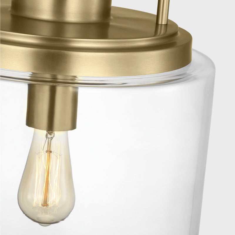 Visual Comfort GLP1051 Anders 1-lt 14" Large Pendant - Satin Brass