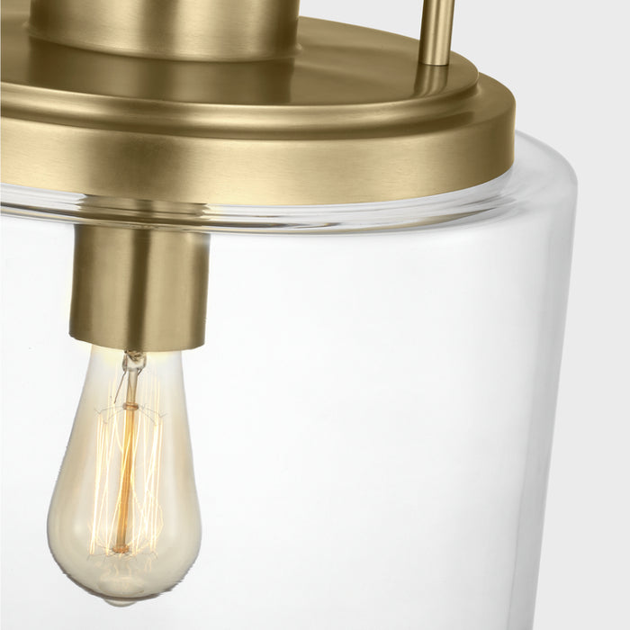 Visual Comfort GLP1051 Anders 1-lt 14" Large Pendant - Satin Brass