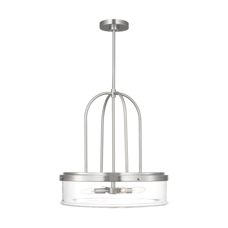 Visual Comfort GLP1064 Anders 4-lt 20" Extra Large Pendant - Brushed Nickel