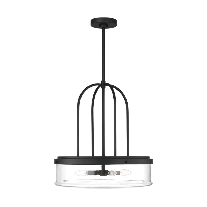 Visual Comfort GLP1064 Anders 4-lt 20" Extra Large Pendant - Midnight Black