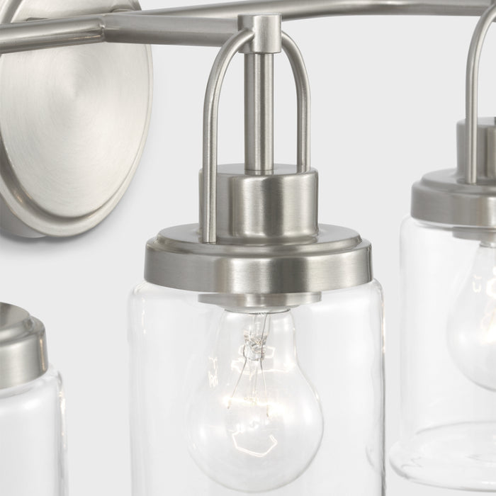 Visual Comfort GLV1073 Anders 3-lt 22" Large Vanity Light - Brushed Nickel