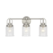 Visual Comfort GLV1073 Anders 3-lt 22" Large Vanity Light - Brushed Nickel