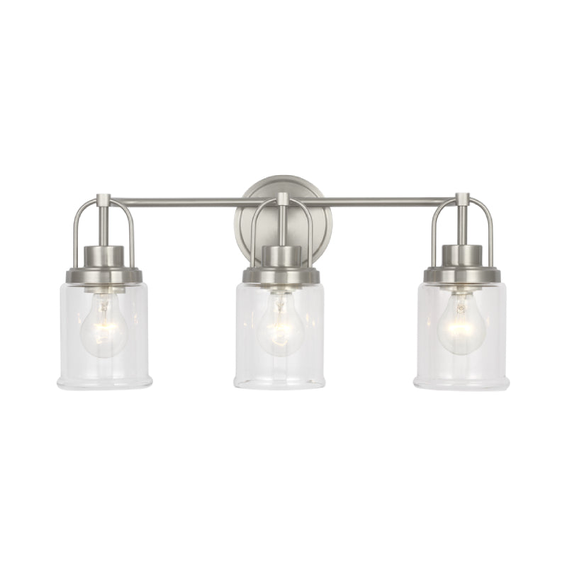 Visual Comfort GLV1073 Anders 3-lt 22" Large Vanity Light - Brushed Nickel
