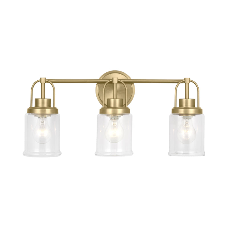 Visual Comfort GLV1073 Anders 3-lt 22" Large Vanity Light - Satin Brass