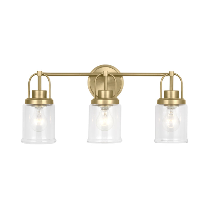 Visual Comfort GLV1073 Anders 3-lt 22" Large Vanity Light - Satin Brass