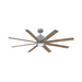 Hinkley 902466F Vantage 66" Outdoor Ceiling Fan with LED Light Kit - Graphite