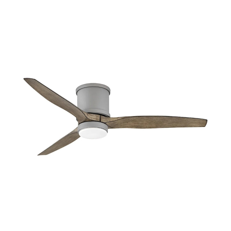 Hinkley 900852F Hover Flush 52" Outdoor Ceiling Fan with LED Light Kit - Graphite