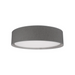 Kuzco FM7920-5CCT Dalton 1-lt 20" LED Flush Mount, 5CCT Selectable - Gray/Textured Linen