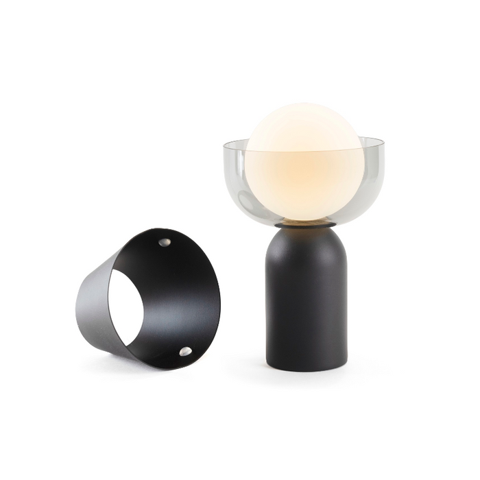 Koncept GUY Guy LED Lantern, Glass Bowl Collar