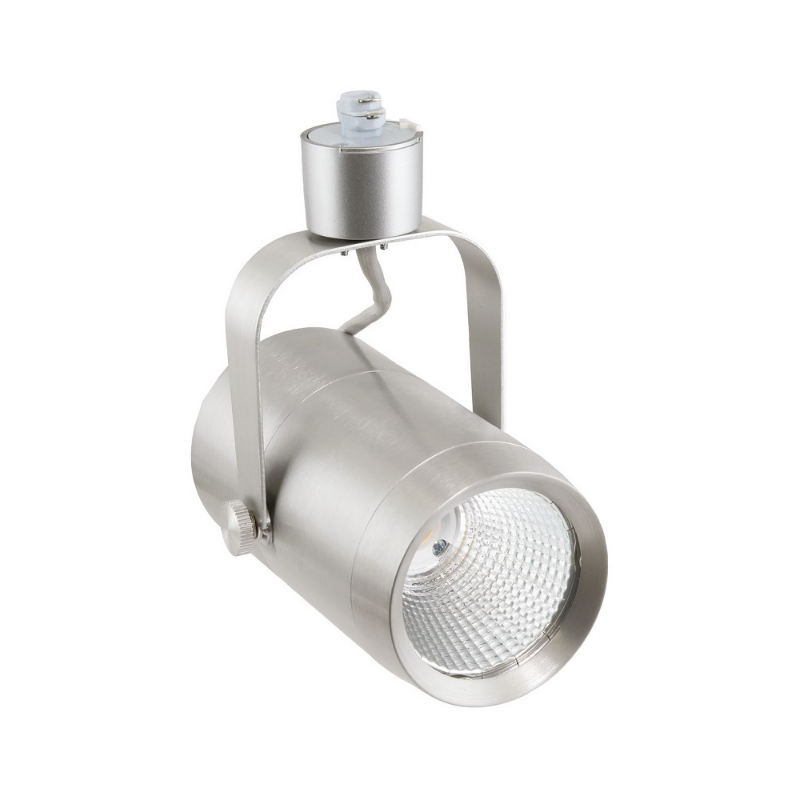 Halo 808E Essential LED Track Luminaire, 3000K - Aluminum Haze