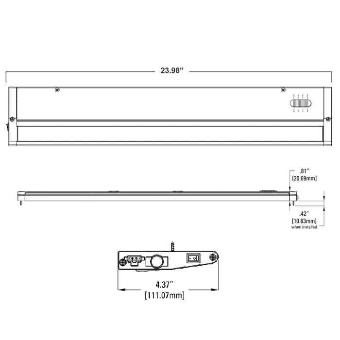 Halo HU30M 24" LED Modular High Performance Under Cabinet