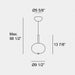 Bover Ilargi 1-lt 10" LED Pendant