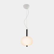 Bover Ilargi 1-lt 10" LED Pendant-Dark Wood