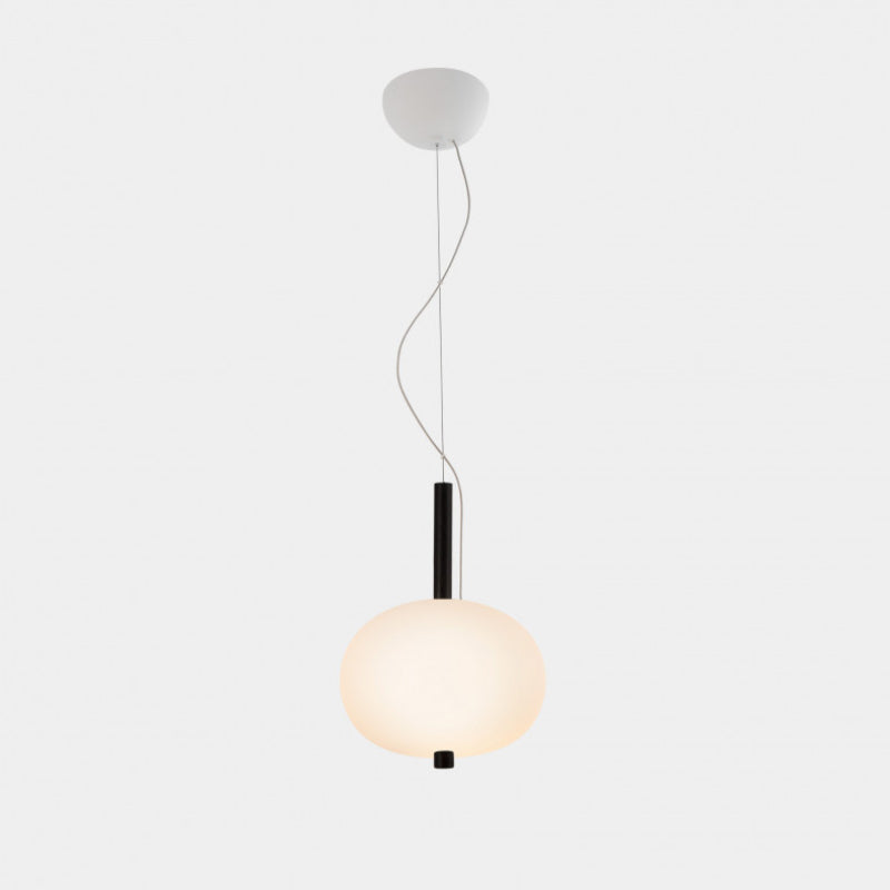 Bover Ilargi 1-lt 10" LED Pendant-Dark Wood