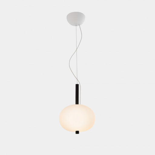 Bover Ilargi 1-lt 10" LED Pendant-Dark Wood
