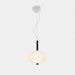Bover Ilargi 1-lt 10" LED Pendant-Dark Wood
