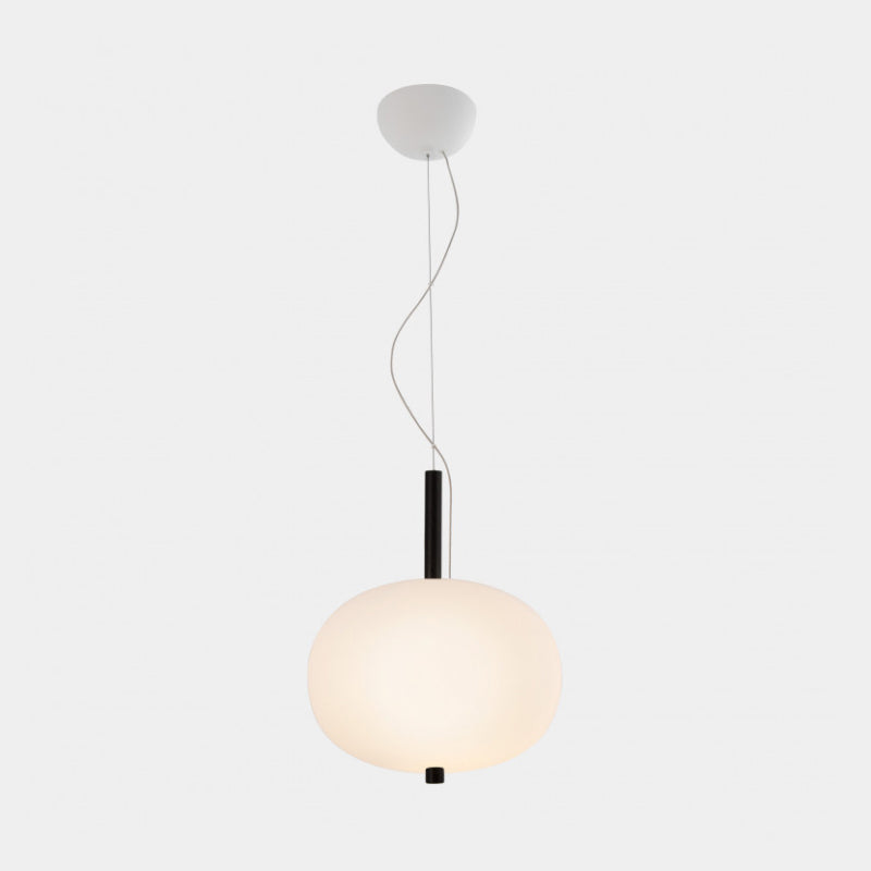 Bover Ilargi 1-lt 13" LED Pendant-Dark Wood