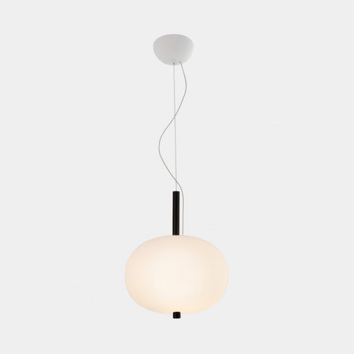 Bover Ilargi 1-lt 13" LED Pendant-Dark Wood