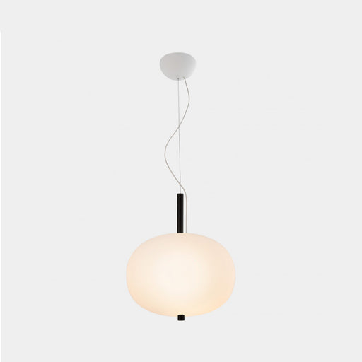 Bover Ilargi 1-lt 16" LED Pendant-Dark Wood