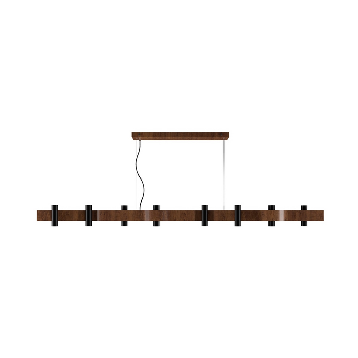 Accord 1502 Flow 16-lt 71" LED Pendant - Imbuia